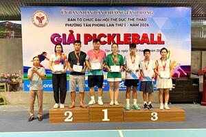 Giải Pickleball - Đại hội thể dục thể thao Phường Tân Phong lần thứ I, năm 2026.