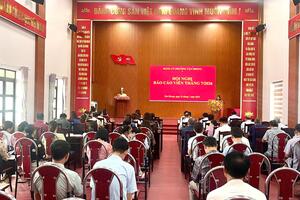 Hội nghị Báo cáo viên cấp phường Tân Phong tháng 07/2026