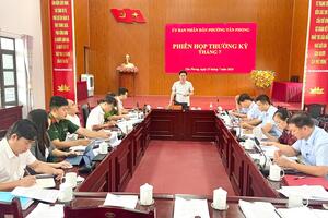 Uỷ ban nhân dân phường Tân Phong tổ chức Phiên họp thường kỳ tháng 7, năm 2026