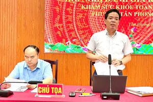 Hội nghị Đánh giá kết quả công tác khám sức khỏe toàn dân phường Tân Phong