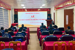 Lễ ra mắt Câu lạc bộ bắn nỏ phường Tân Phong