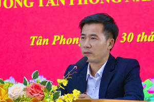 Hội nghị tổng kết hoạt động tín dụng chính sách xã hội phường Tân Phong năm 2025, phương hướng nhiệm vụ năm 2026.