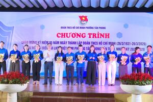 Chương trình Chào mừng kỷ niệm 95 năm ngày thành lập Đoàn TNCS Hồ Chí Minh.