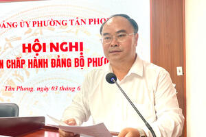 Hội nghị Ban chấp hành đảng bộ phường Tân Phong
