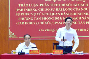 Hội nghị phân tích Chỉ số PAR INDEX, SIPAS năm 2025 và triển khai nhiệm vụ năm 2026.