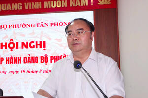 Hội nghị Ban chấp hành Đảng bộ phường Tân Phong