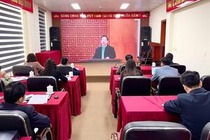 Sáng 12/1, Ban Chỉ đạo tỉnh tổ chức Hội nghị triển khai nhiệm vụ, giải pháp trọng tâm thực hiện Nghị quyết số 57-NQ/TW của Bộ Chính trị về đột phá phát triển khoa học, công nghệ, đổi mới sáng tạo và chuyển đổi số quốc gia năm 2026.