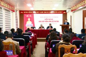 Hội nghị Ban chấp hành Đảng bộ phường Tân Phong