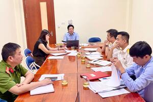Họp Ban Chỉ đạo chống thất thu ngân sách và thu hồi nợ đọng thuế trên địa bàn phường Tân Phong.