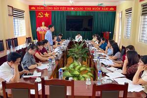 Họp Ban Chỉ đạo tuyển sinh các lớp đầu cấp năm học 2026-2027, trên địa bàn phường Tân Phong