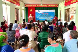 Hội nghị ra mắt mô hình của Hội liên hiệp phụ nữ phường Tân Phong.