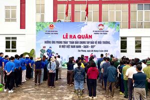 Phường Tân Phong tổ chức Lễ phát động và ra quân hưởng ứng phong trào thi đua “Toàn dân chung tay bảo vệ môi trường, vì một Việt Nam xanh - sạch - đẹp”