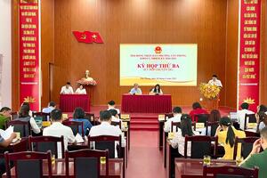 Kỳ họp thứ ba (kỳ họp chuyên đề) Hội đồng nhân dân phường Tân Phong khóa V, nhiệm kỳ 2026 – 2031.