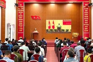 Hội nghị toàn quốc sơ kết 1 năm vận hành mô hình tổ chức tổng thể của hệ thống chính trị và mô hình chính quyền 3 cấp.