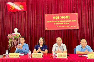 Hội đồng nhân dân hai cấp tiếp xúc cử tri phường Tân Phong.