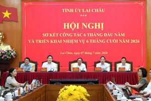 Tỉnh uỷ Lai Châu sơ kết công tác 6 tháng đầu năm và triển khai nhiệm vụ 6 tháng cuối năm 2026