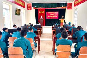 Phường Tân Phong Bế mạc huấn luyện dân quân năm 2026.