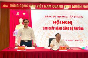 Hội nghị Ban chấp hành Đảng bộ phường Tân Phong