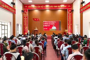 Hội nghị tập huấn triển khai thủ tục hành chính của Đảng trên môi trường điện tử.