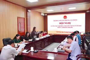 Hội nghị Thường trực Hội đồng nhân dân phường tháng 8, năm 2026