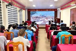 Hội nghị rút kinh nghiệm công tác ứng phó, khắc phục hậu quả thiên tai