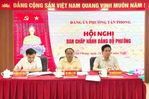 Hội nghị Ban chấp hành Đảng bộ phường Tân Phong