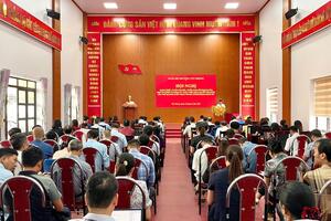 Đảng uỷ phường Tân phong tổ chúc Hội nghị nghiên cứu, học tập, quán triệt, tuyên truyền, triển khai thực hiện Nghị quyết Hội nghị lần thứ ba Ban Chấp hành Trung ương Đảng khóa XIV.