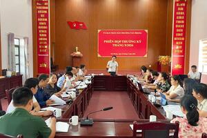 Ủy ban nhân dân phường Tân Phong tổ chức Phiên họp thường kỳ tháng 9 năm 2026