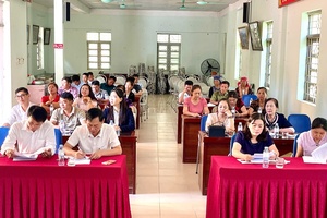 Lễ ra mắt Tổ hội nông dân nghề nghiệp sản xuất cây dược liệu theo hướng hữu cơ Hội Nông dân phường Tân Phong