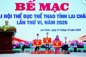 Bế mạc Đại hội Thể dục thể thao tỉnh Lai Châu lần thứ VI, năm 2026