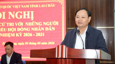 Hội nghị tiếp xúc giữa cử tri với những người ứng cử Đại biểu HĐND các cấp nhiệm kỳ 2026-2031 tại phường Tân Phong