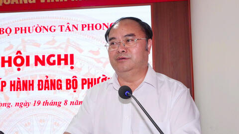 Hội nghị Ban chấp hành Đảng bộ phường Tân Phong