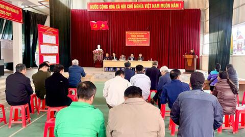 Hội nghị tiếp xúc cử tri giữa những người ứng cử đại biểu Hội đồng nhân dân cấp phường nhiệm kỳ 2026 – 2031.