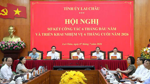 Tỉnh uỷ Lai Châu sơ kết công tác 6 tháng đầu năm và triển khai nhiệm vụ 6 tháng cuối năm 2026