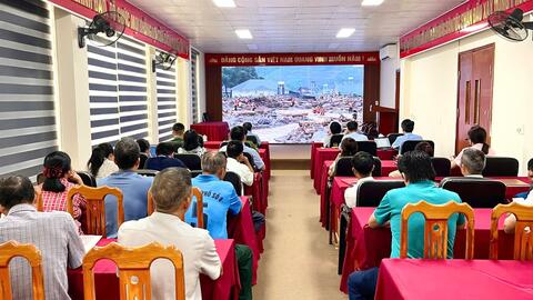 Hội nghị rút kinh nghiệm công tác ứng phó, khắc phục hậu quả thiên tai