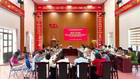 Phường Tân Phong tổ chức Hội nghị triển khai công tác tuyển chọn và gọi công dân nhập ngũ và thực hiện nghĩa vụ tham gia Công an nhân dân  năm 2027.