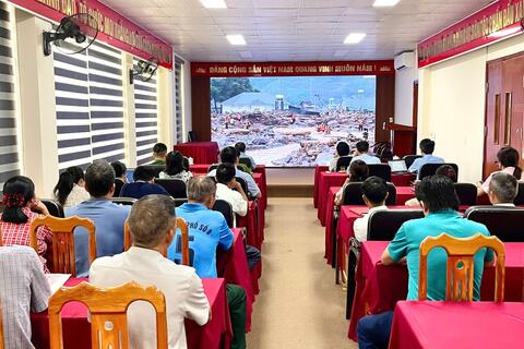 Hội nghị rút kinh nghiệm công tác ứng phó, khắc phục hậu quả thiên tai