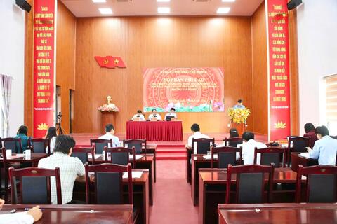 Hội nghị Ban Chỉ đạo thực hiện các Chương trình mục tiêu quốc gia và Ban Chỉ đạo thực hiện các chỉ tiêu kinh tế - xã hội cơ bản phường Tân Phong