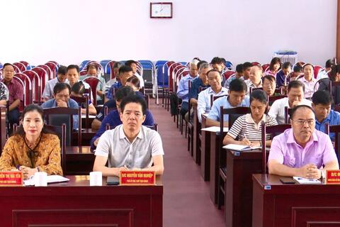 Phường Tân Phong dự Hội nghị nghiên cứu, học tập, quán triệt một số nghị quyết, chỉ thị của Bộ Chính trị và các văn bản triển khai thực hiện của tỉnh