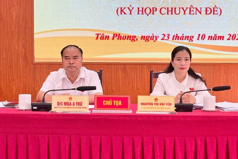 Kỳ họp thứ tám (kỳ chuyên đề) hội đồng nhân dân phường Tân Phong khóa V, nhiệm kỳ 2026-2031