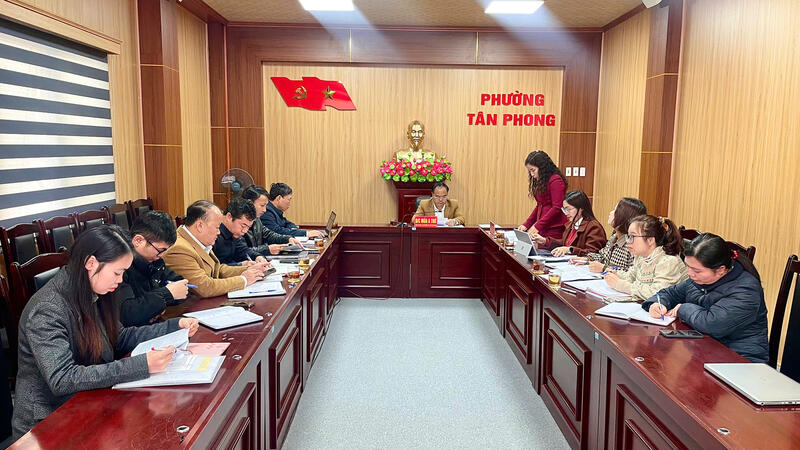 Hội nghị Thường trực HĐND phường Tân Phong mở rộng