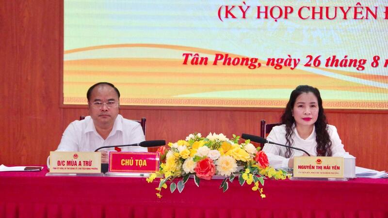 Kỳ họp thứ bảy (kỳ họp chuyên đề) Hội đồng nhân dân phường Tân Phong khóa V, nhiệm kỳ 2026 – 2031.