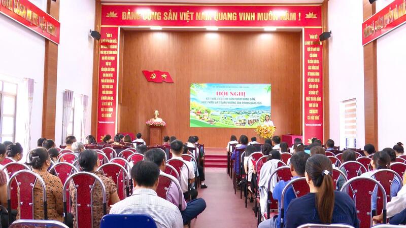 Hội nghị kết nối, tiêu thụ sản phẩm nông sản, thực phẩm an toàn phường Tân Phong năm 2026.